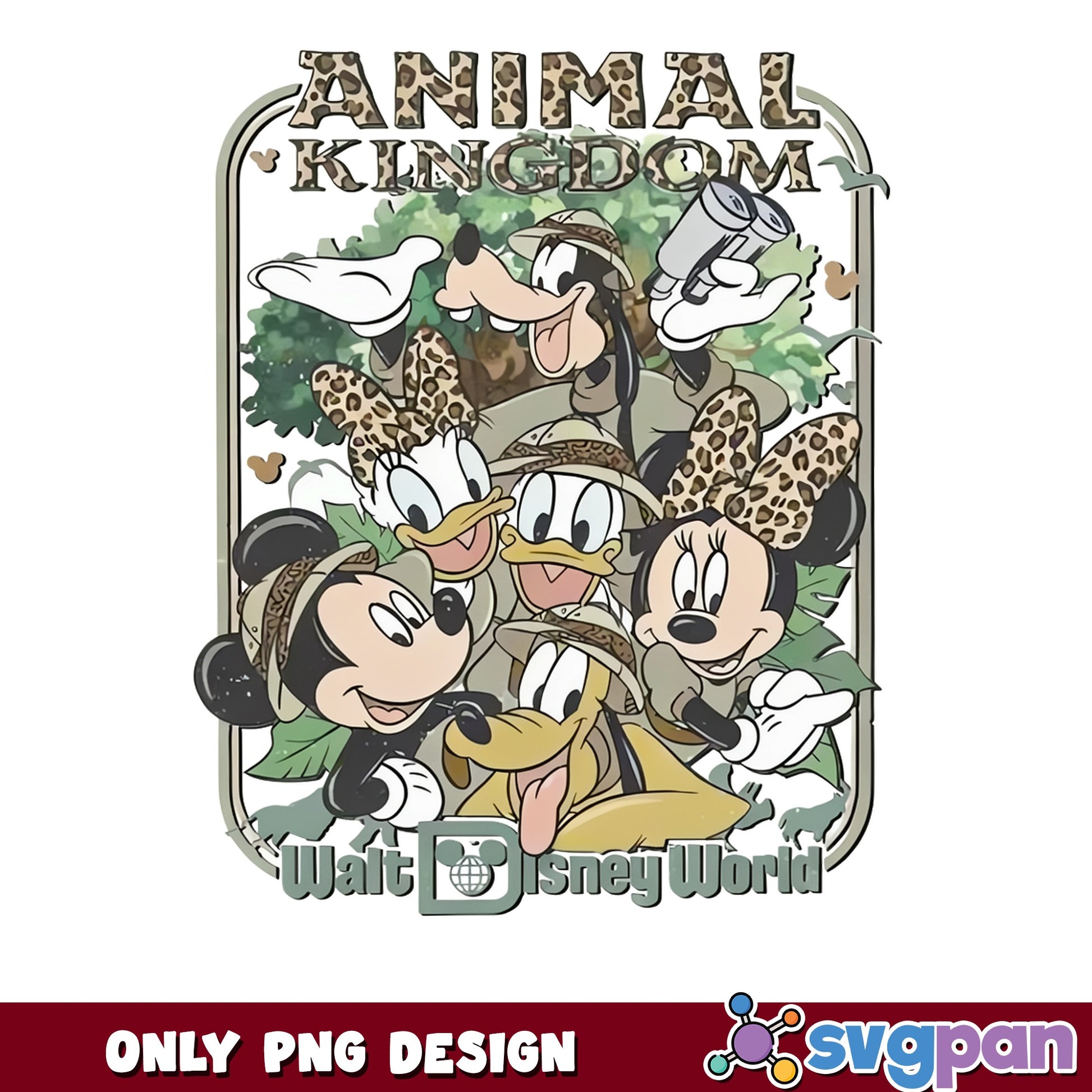 Animal Kingdom Disney Friends PNG, Mickey And Minnie PNG, Disney Trip PNG