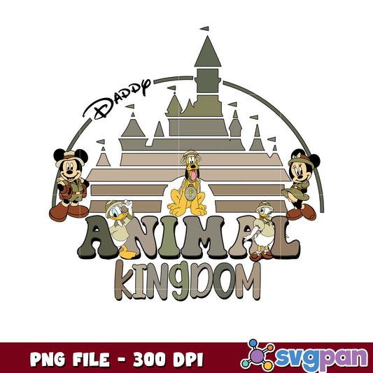 Animal kingdom daddy png, disney plus png, disney mickey mouse png
