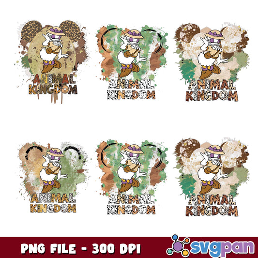 Animal kingdom disney design png bundle