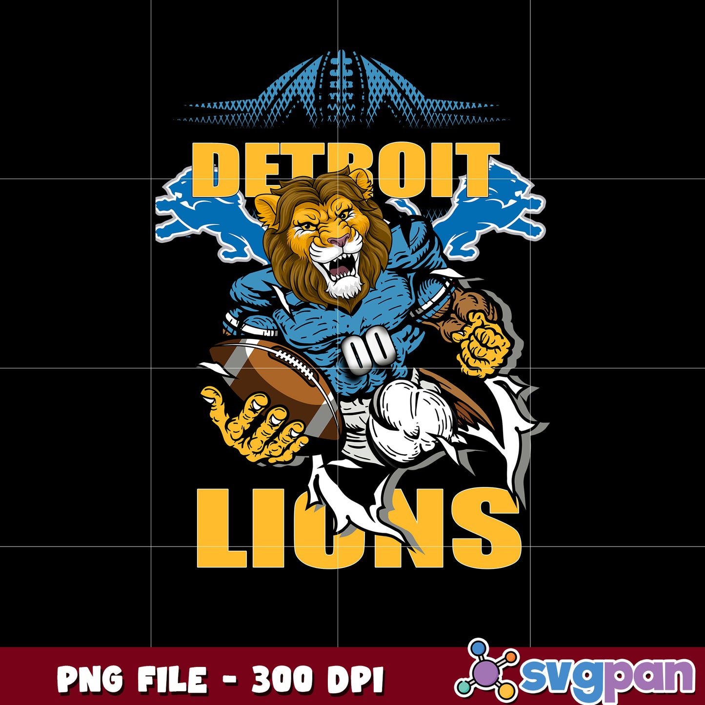 Animal logo detroit lions design png, national fottball league png, list of nfl teams​ png