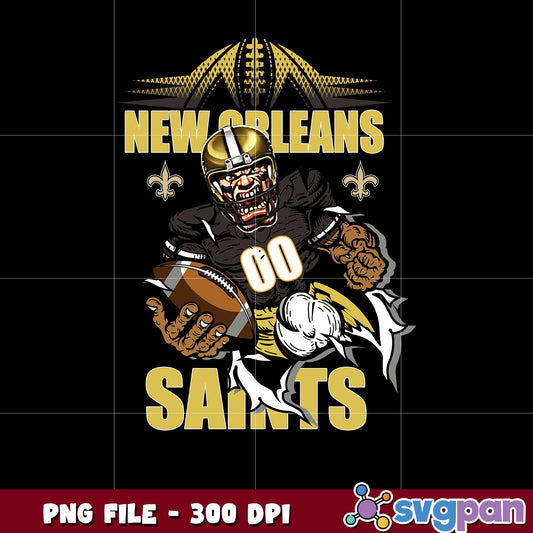 Animal logo new orleans saints design png, national fottball league png, list of nfl teams​ png