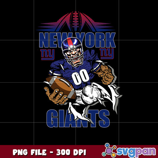 Animal logo new york giants design png, national fottball league png, list of nfl teams​ png