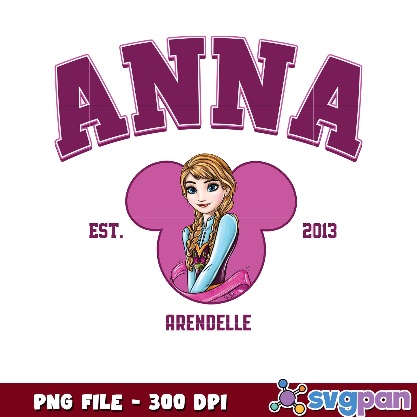 Anna Arendelle PNG Disney Princess – svgpan