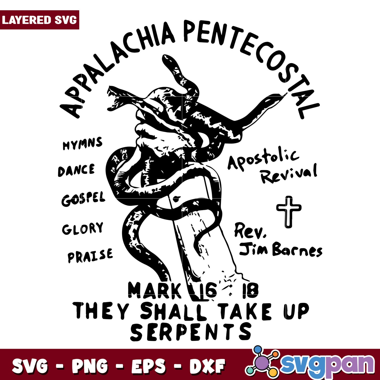 Appalachia pentecostal snack quote svg, appalachian pentecostal svg