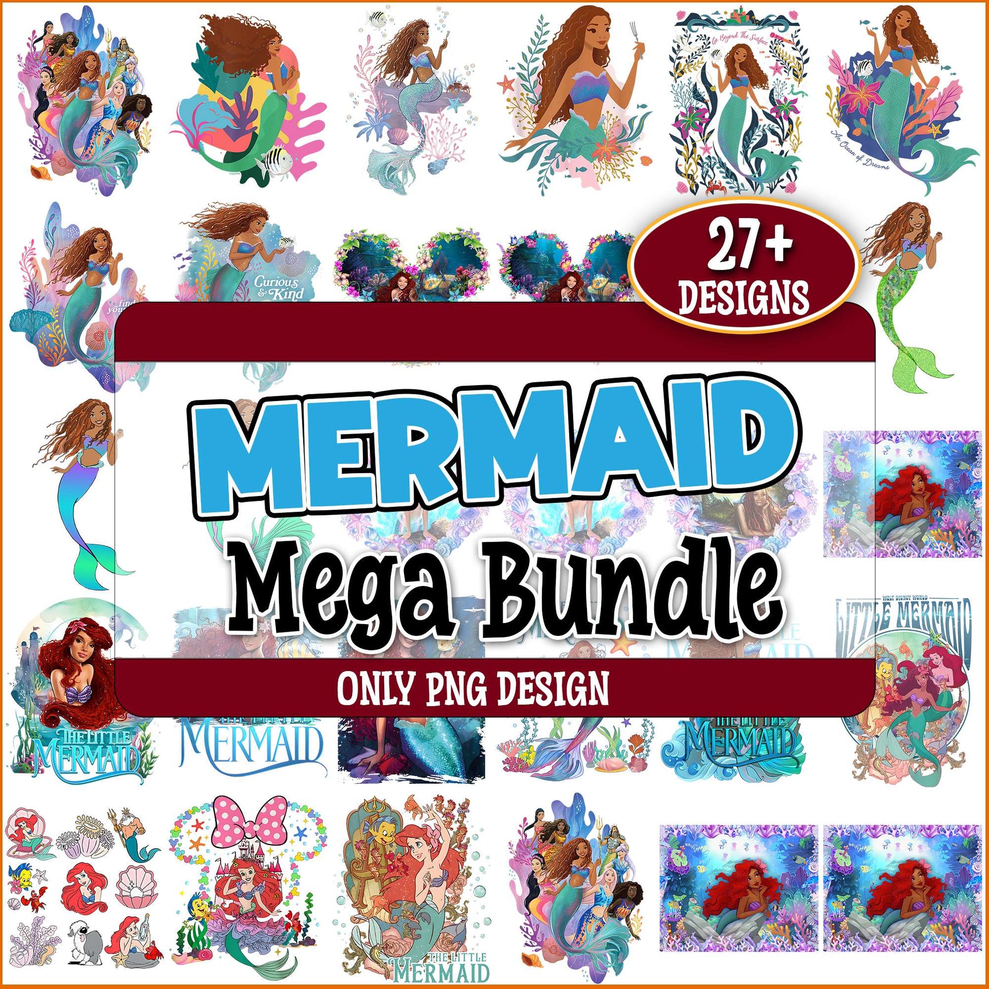 Ariel live action png bundle
