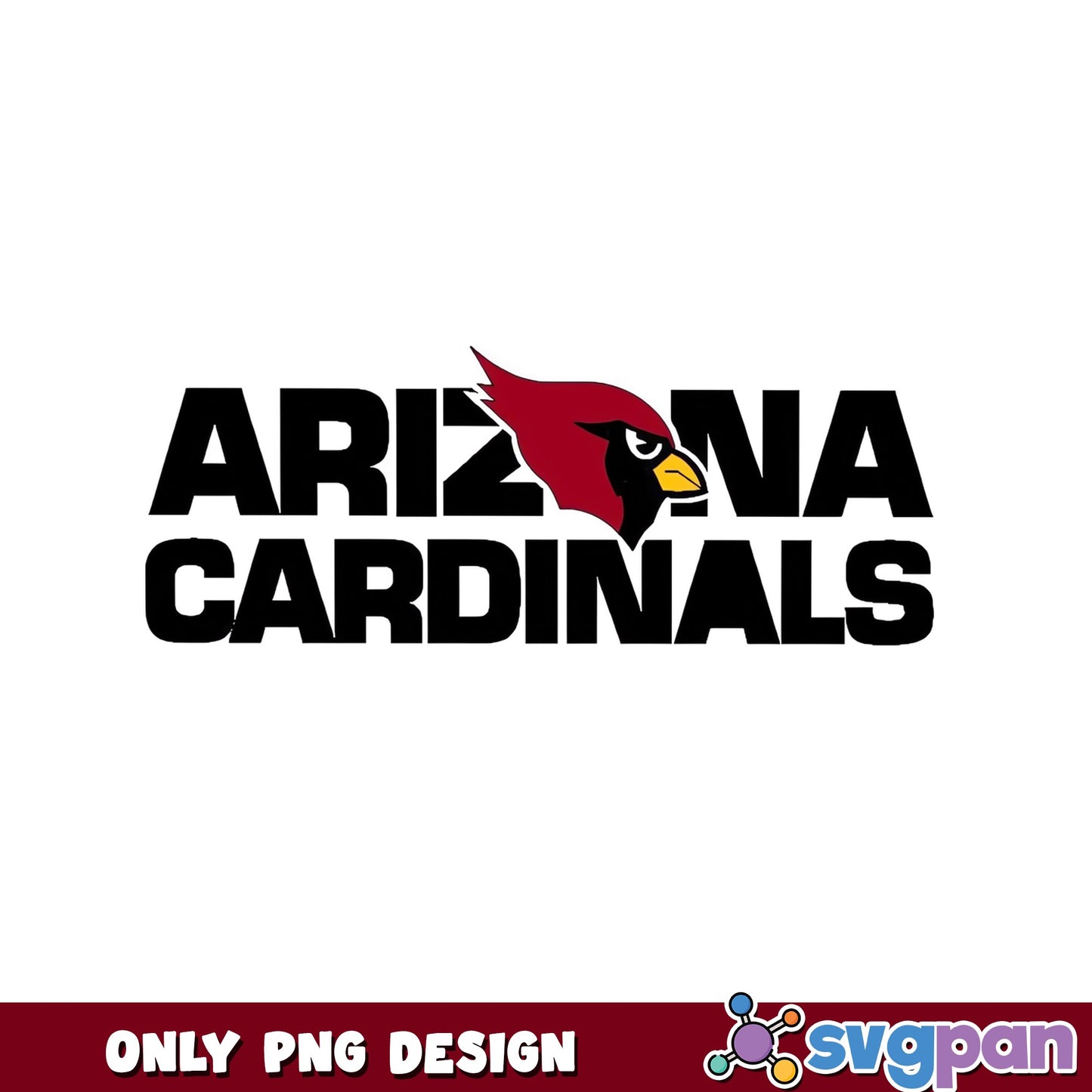 Arizona Cardinals PNG, NFL Football Team Logo, Cricut PNG