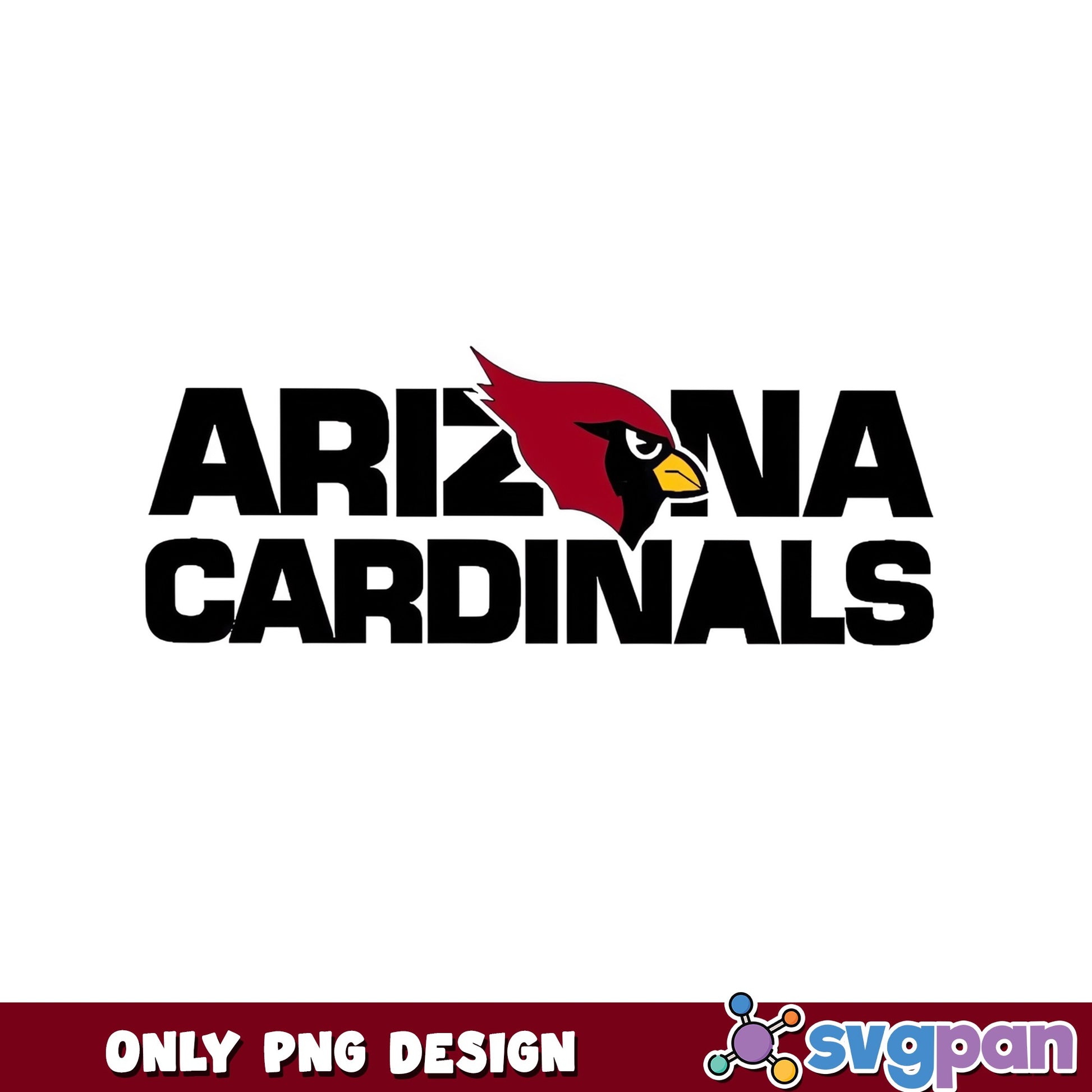 Arizona Cardinals PNG, NFL Football Team Logo, Cricut PNG