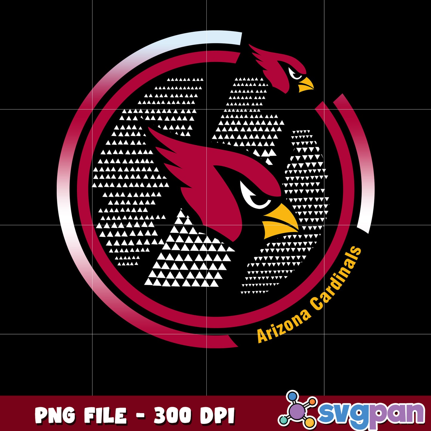 Arizona cardinals circle logo design png, nfl teams logo png, nfl 2025 png