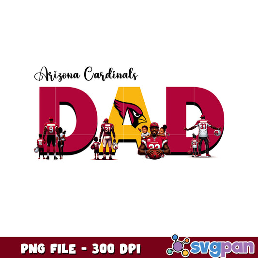 Arizona cardinals dad png, national football league png, amercan football png