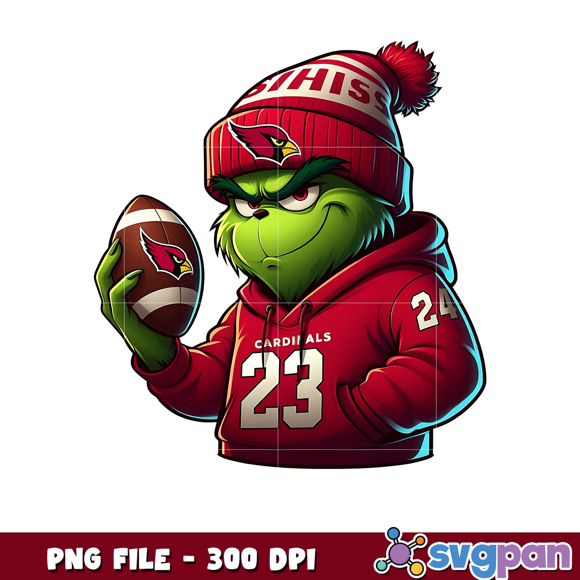 Arizona cardinals grinch png, nfl power rankings png, nfl plus png