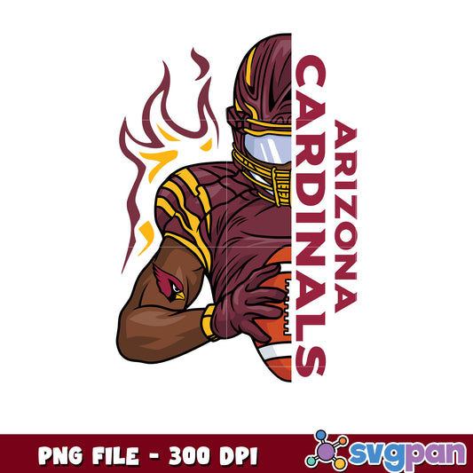 Arizona cardinals nfl man player design png, american football league png, nfl teams png
