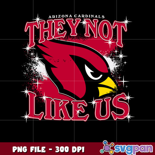 Arizona cardinals team logo they not like us png, nfl cardinals png, nfl games png
