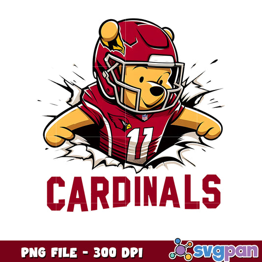 Arizona cardinals winnie pooh png, nfl games today png, american rugby png