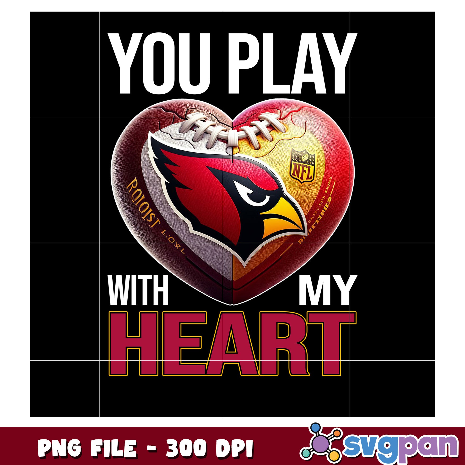 Arizonal cardinals nfl heart png, super bowl 2025 png, nfl games today png