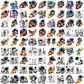Astronaut png bundle, space png, astronaut costume png