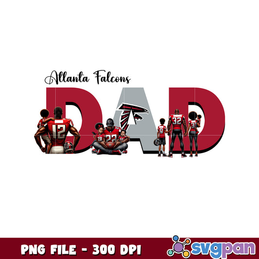 Atalanta falcons dad png, national football league png, amercan football png
