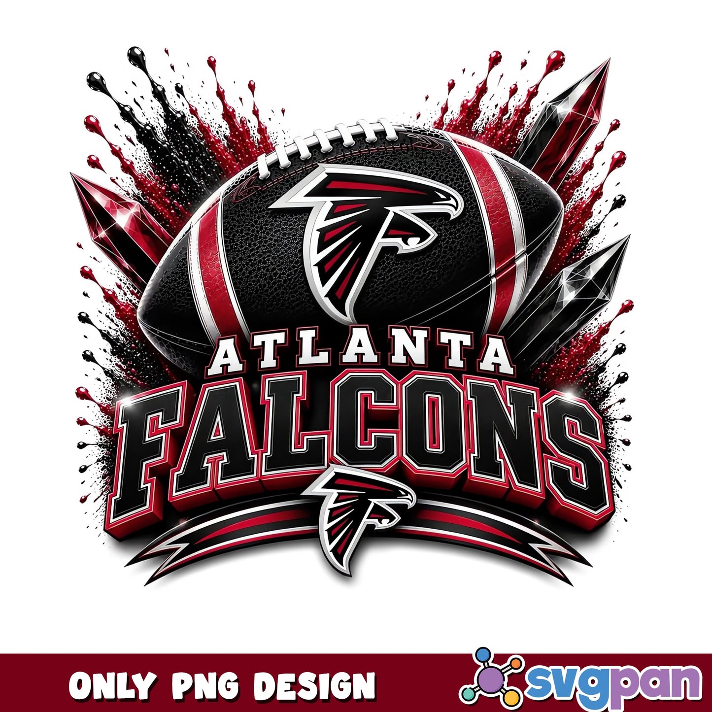 Atlanta Falcons PNG, NFL Football Team Design, Falcons PNG