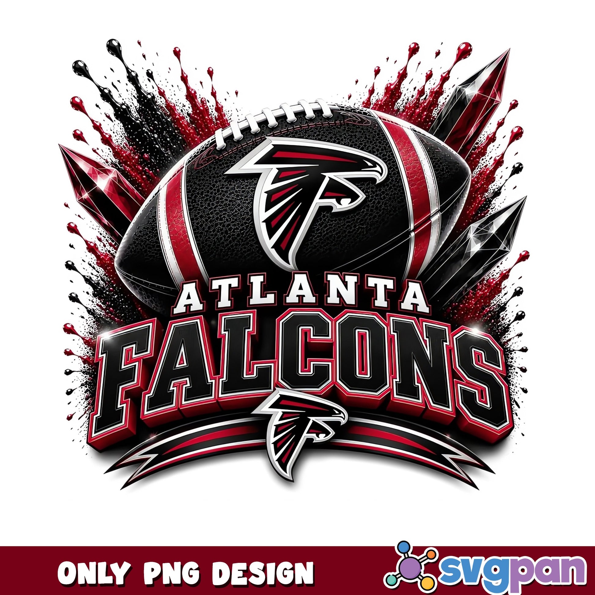 Atlanta Falcons PNG, NFL Football Team Design, Falcons PNG