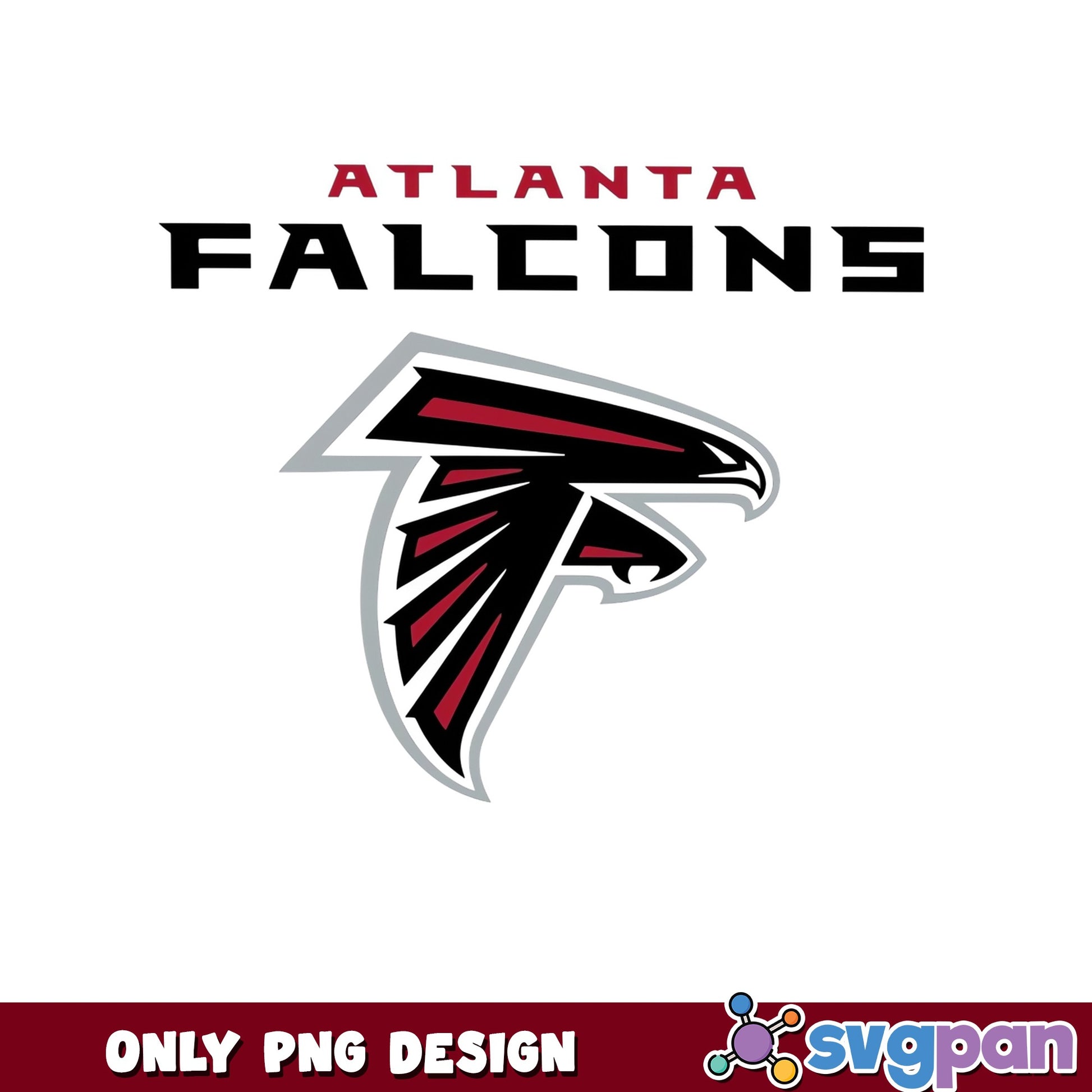 Atlanta Falcons PNG, NFL Football Team Logo, Falcons PNG