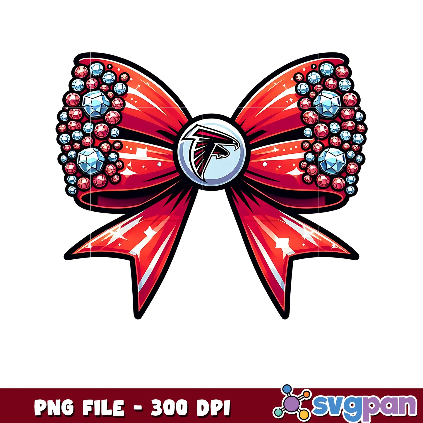 Atlanta falcons bowtie png, super bowl png, national football league png