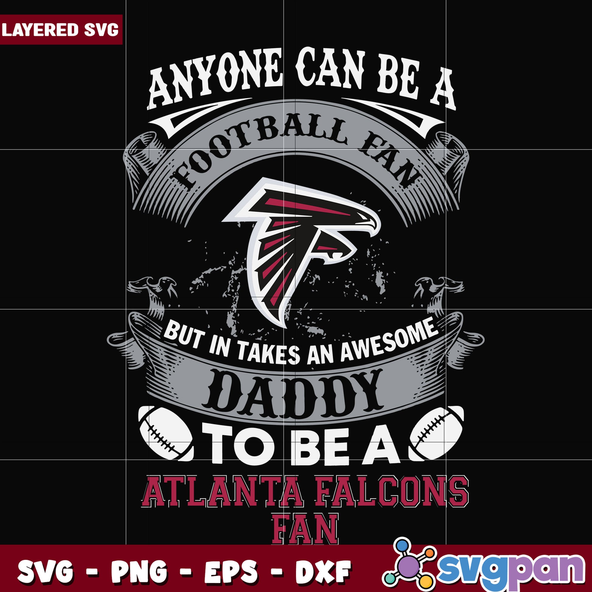 Atlanta falcons fan quotes svg, nfl games svg, nfl league svg
