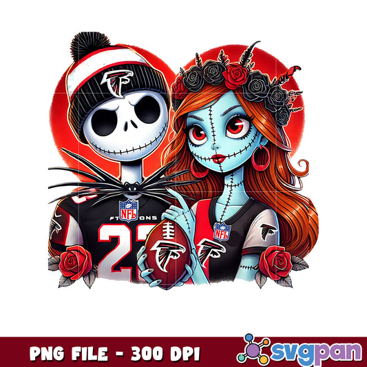 Atlanta falcons jack and sally png, nfl bracket​​​ png, nfl combine​ png