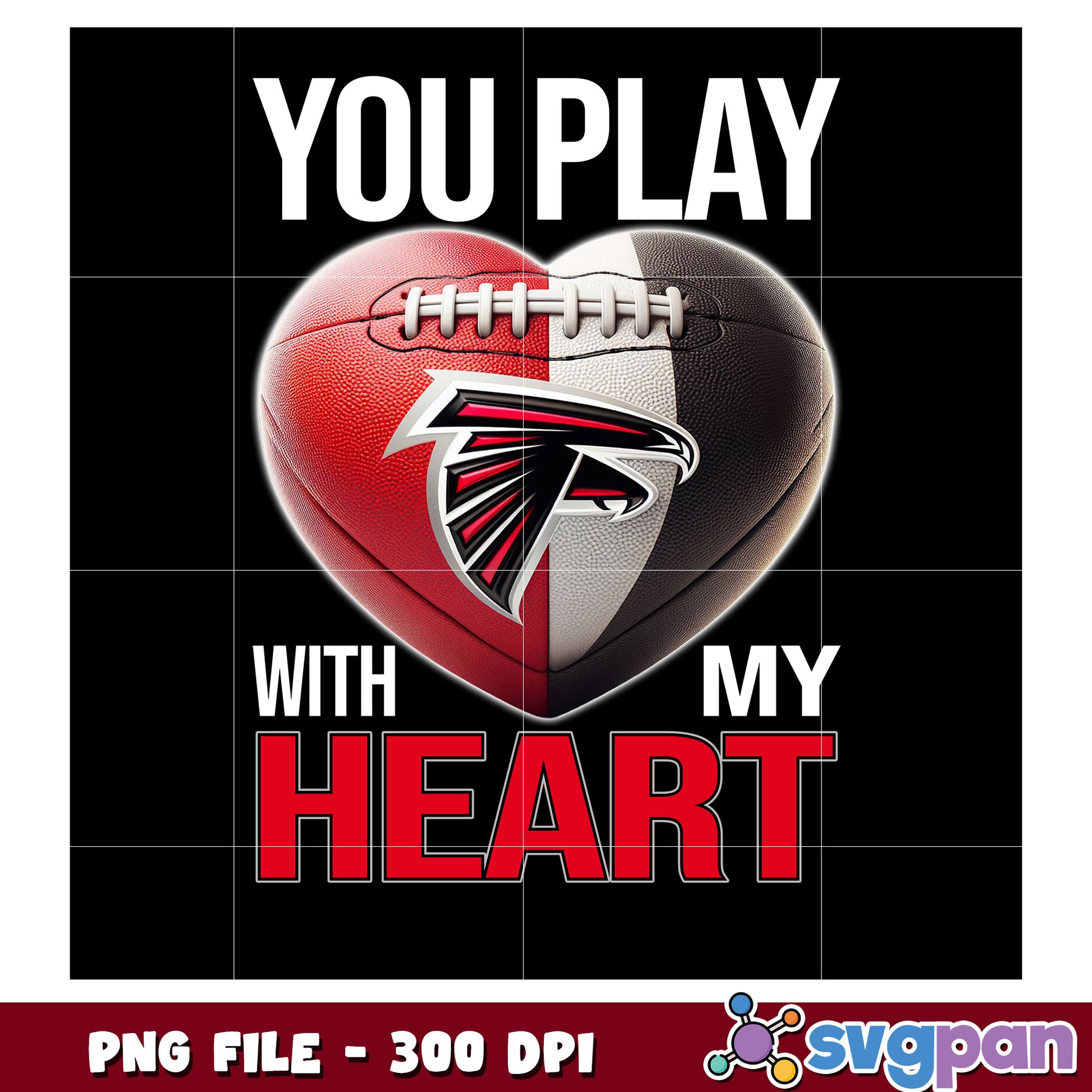 Atlanta falcons nfl heart png, super bowl 2025 png, nfl games today png