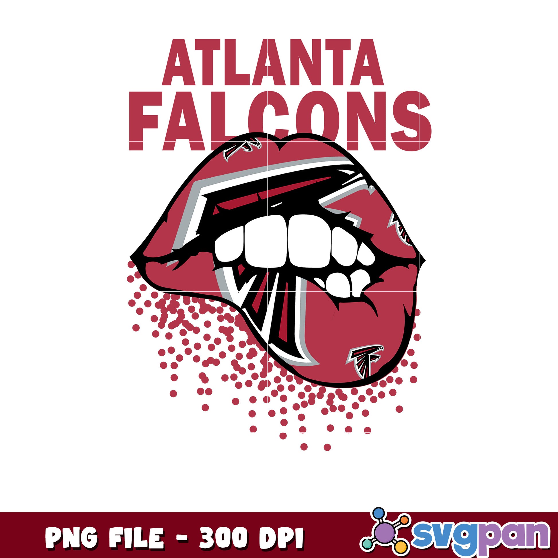 Atlanta falcons png, national league football png, nfl team logo png