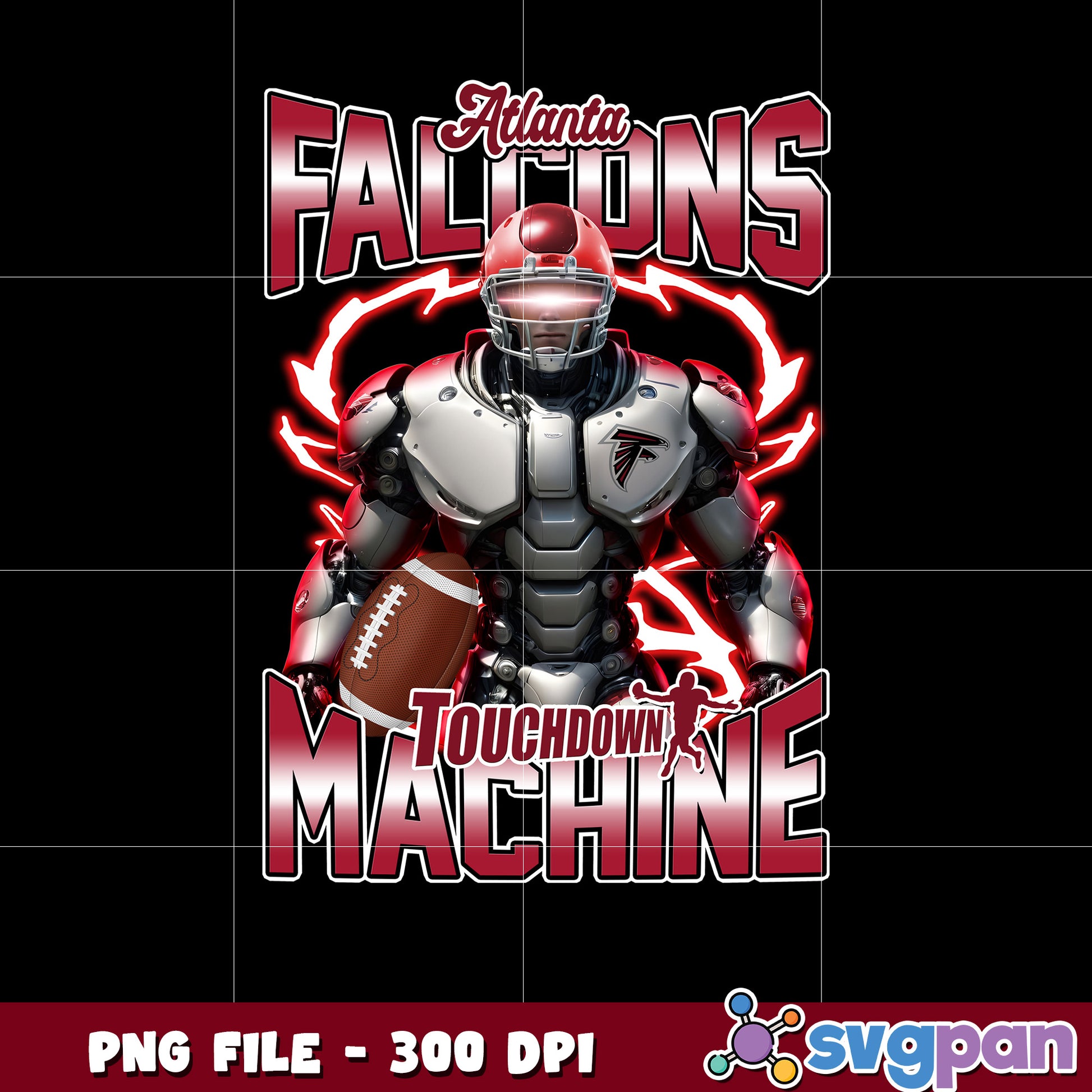 Atlanta falcons touchdown machine png, super bowl 2025 png, nfl games today png
