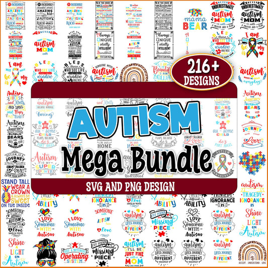 Autism quotes svg bundle