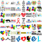 Autism quotes svg bundle, autism symptoms svg, autism awareness month svg