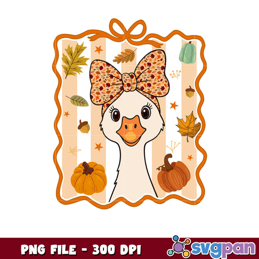 Autumn goose halloween design png, halloween holiday png, halloween costume png