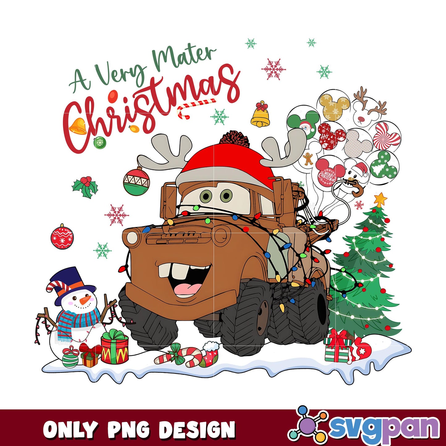 A very mater christmas png