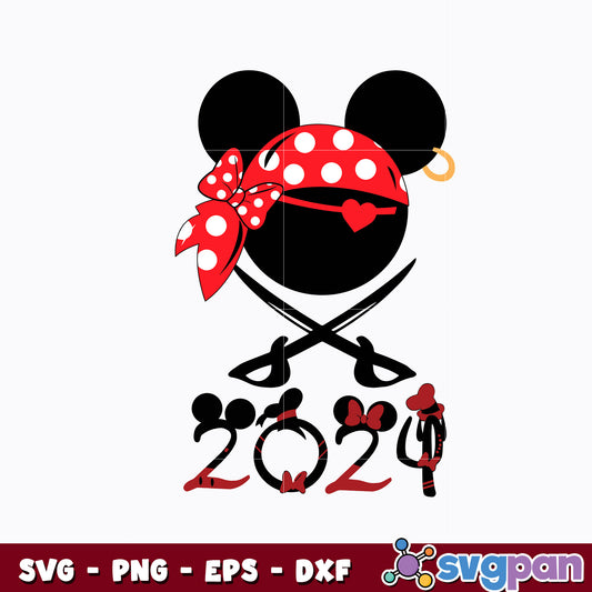 Minnie Mouse Pirates svg