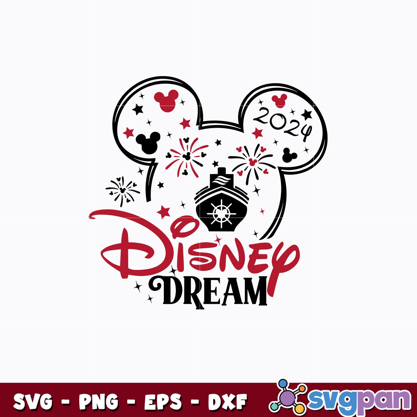 Disney dream mickey disney svg