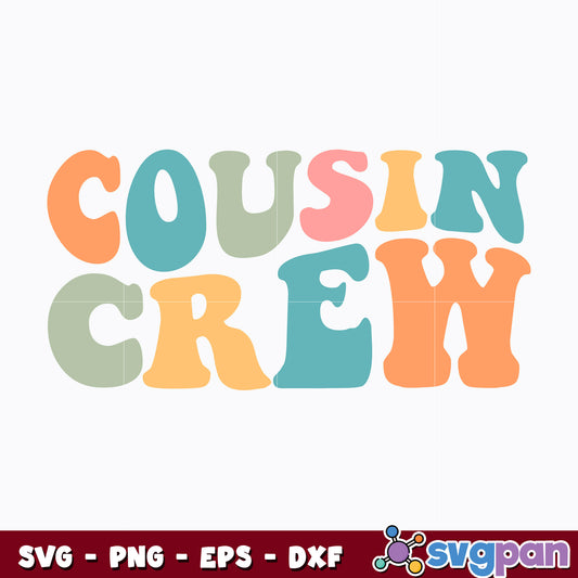 Cousin crew disney svg 