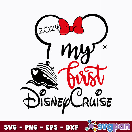 Minnie my first disney cruise disney svg