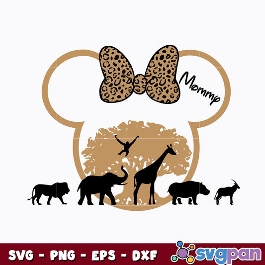 Minnie animal kingdom mommy disney svg 