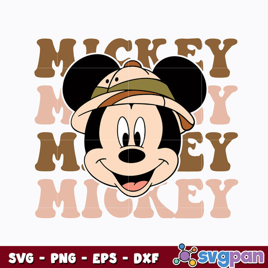 Mickey mouse wild svg