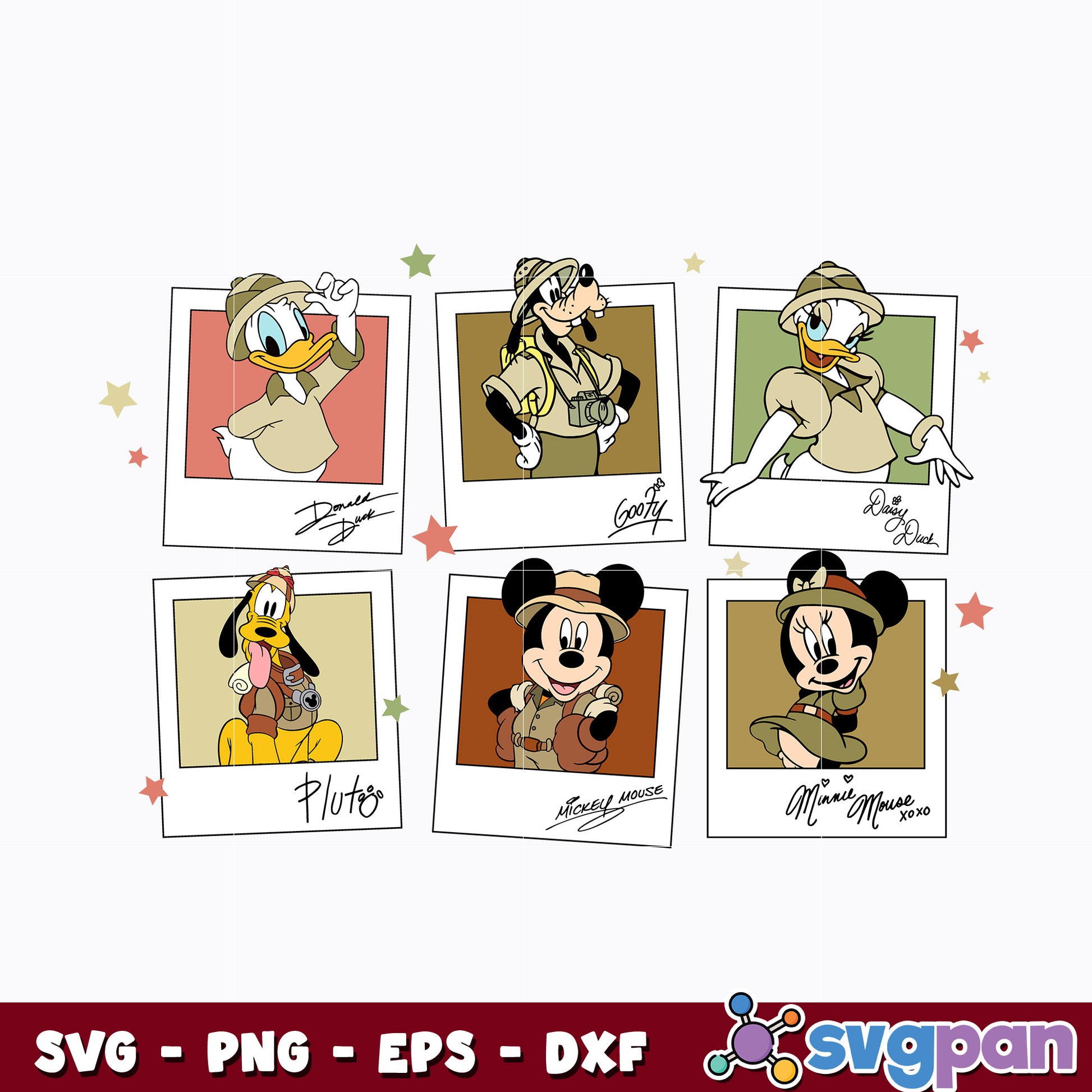 Mickey friends wild svg