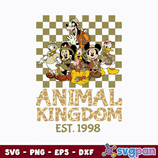 Mickey animal kingdom est 1998 svg