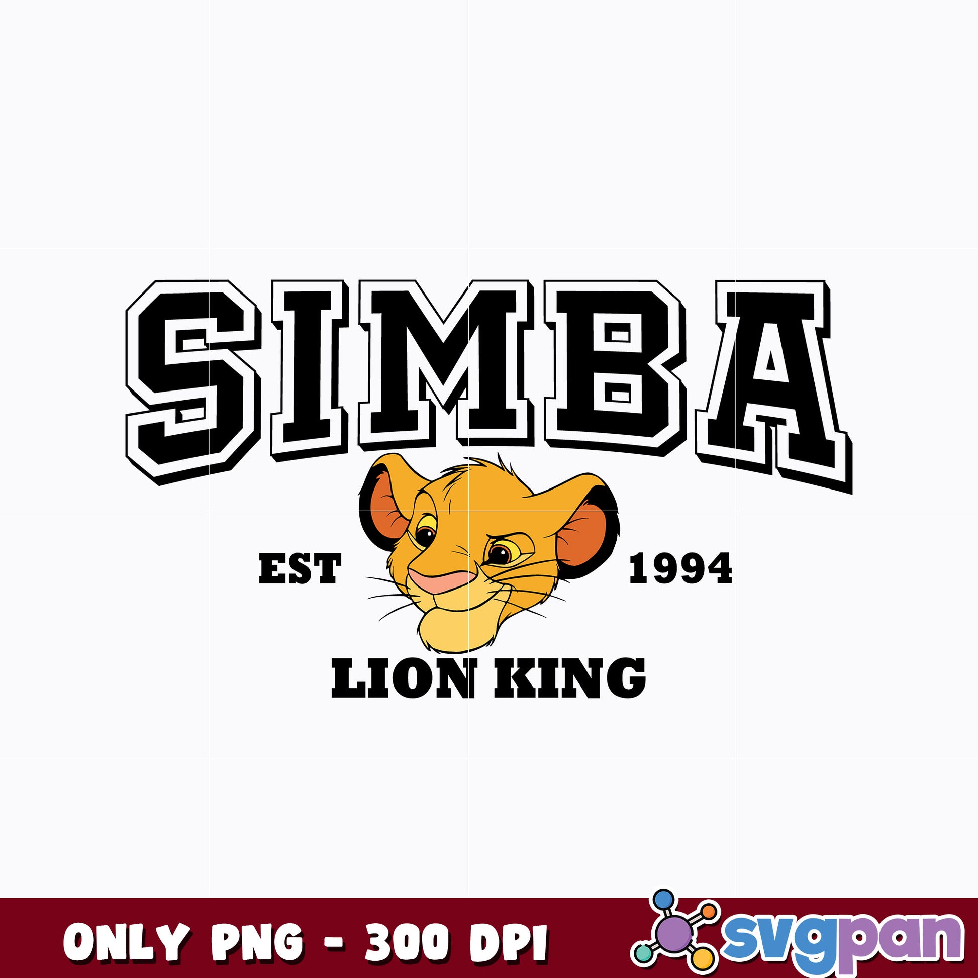 The Lion King Simba Est 1994 png