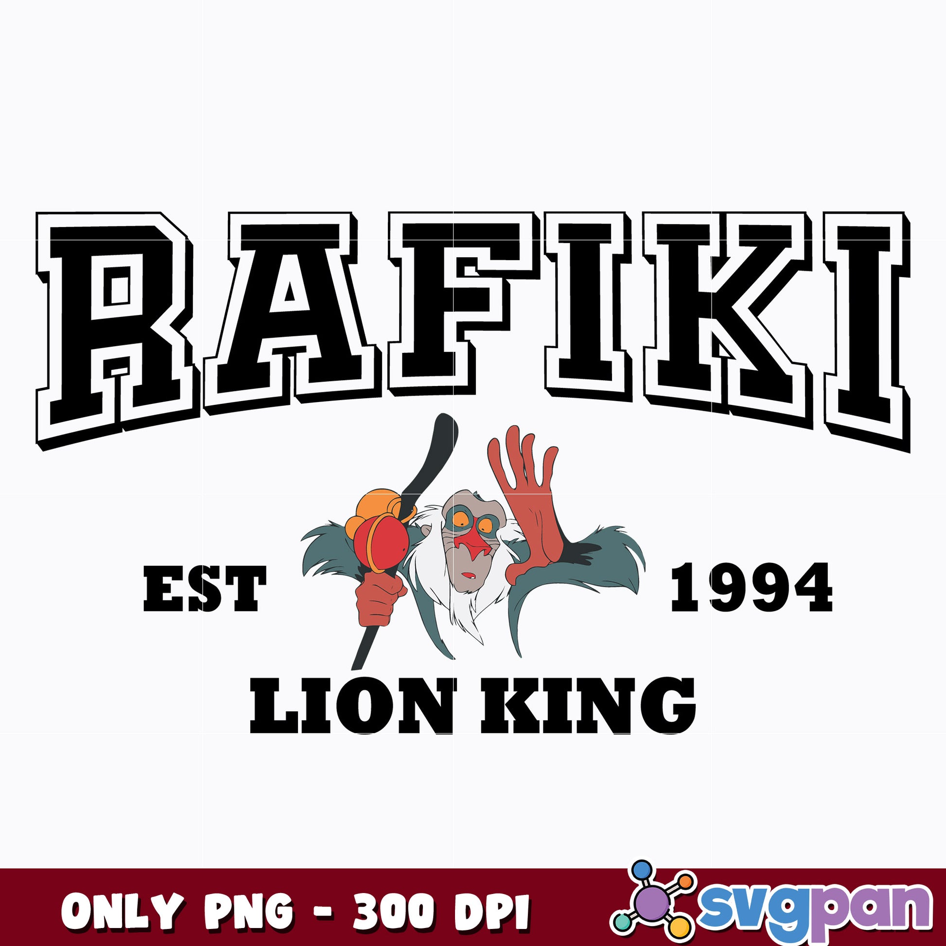 Rafiki est 1994 lion king png