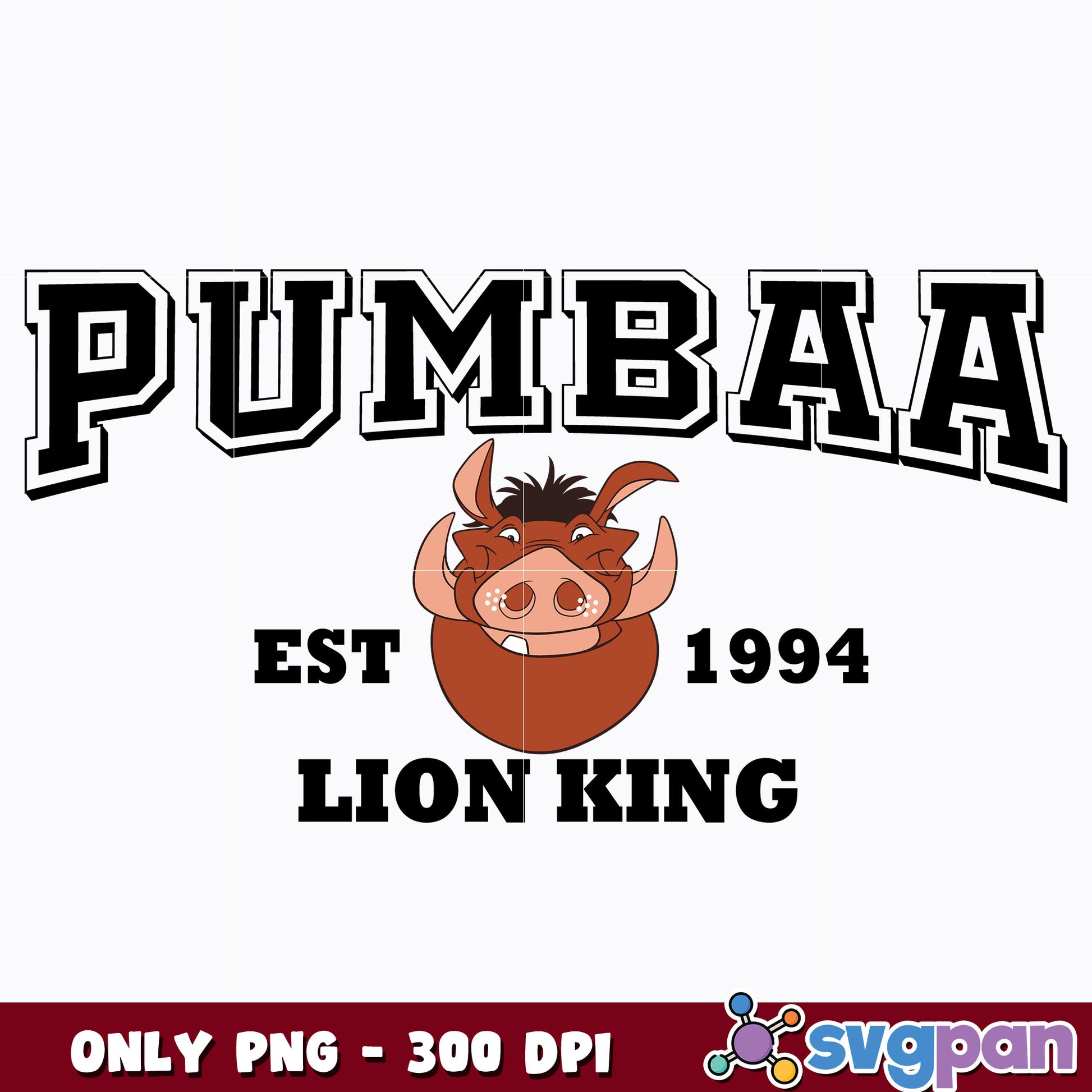 Pumbaa est 1994 lion king png