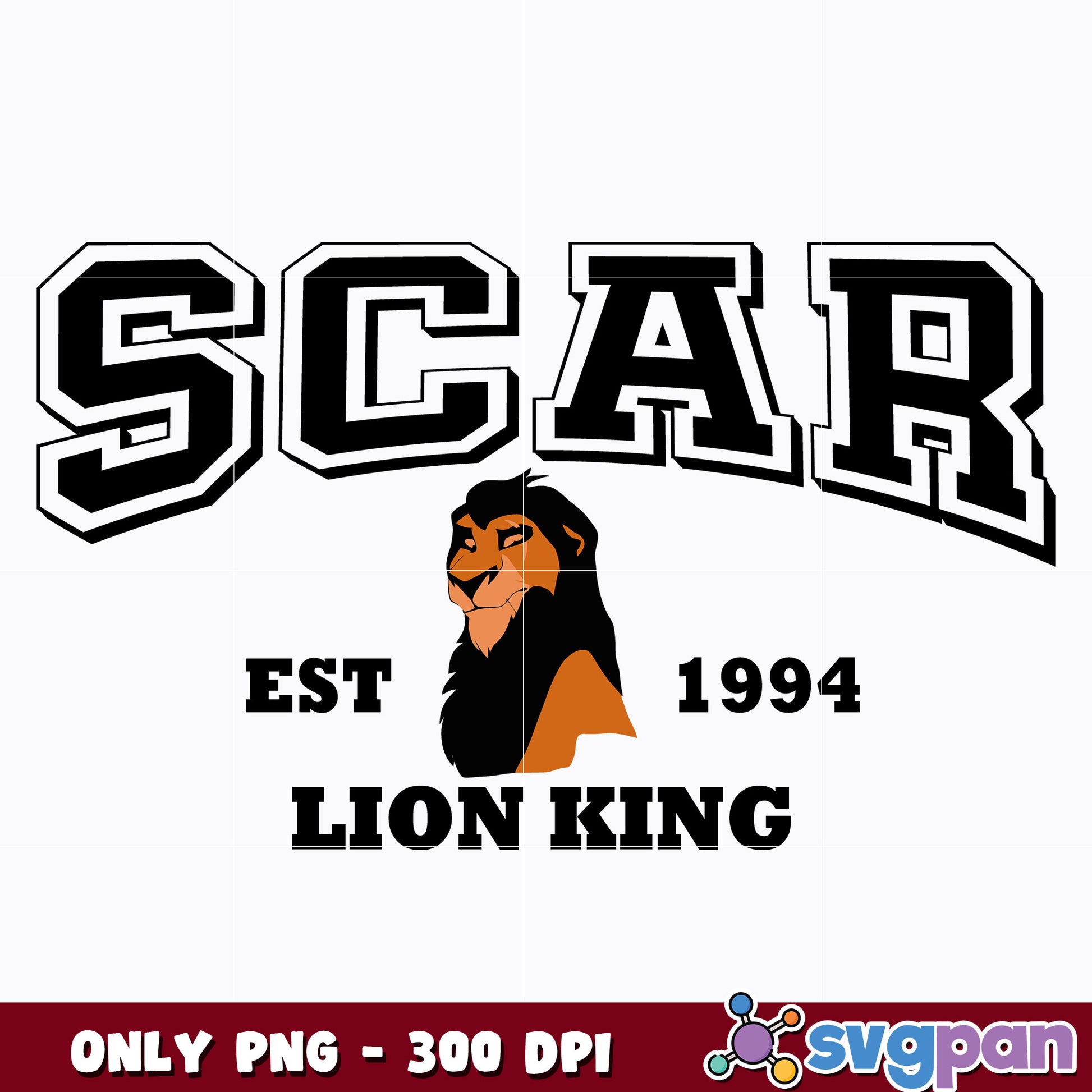 Scar est 1994 lion king png