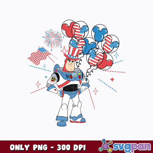 Toy Story Disney 4th Of July png