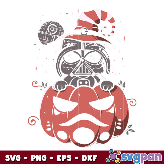 Baby Darth Varder Pumpkin svg