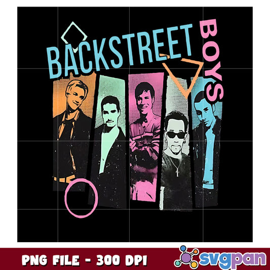 Backstreet boys team members png, boy band png, 90s music png