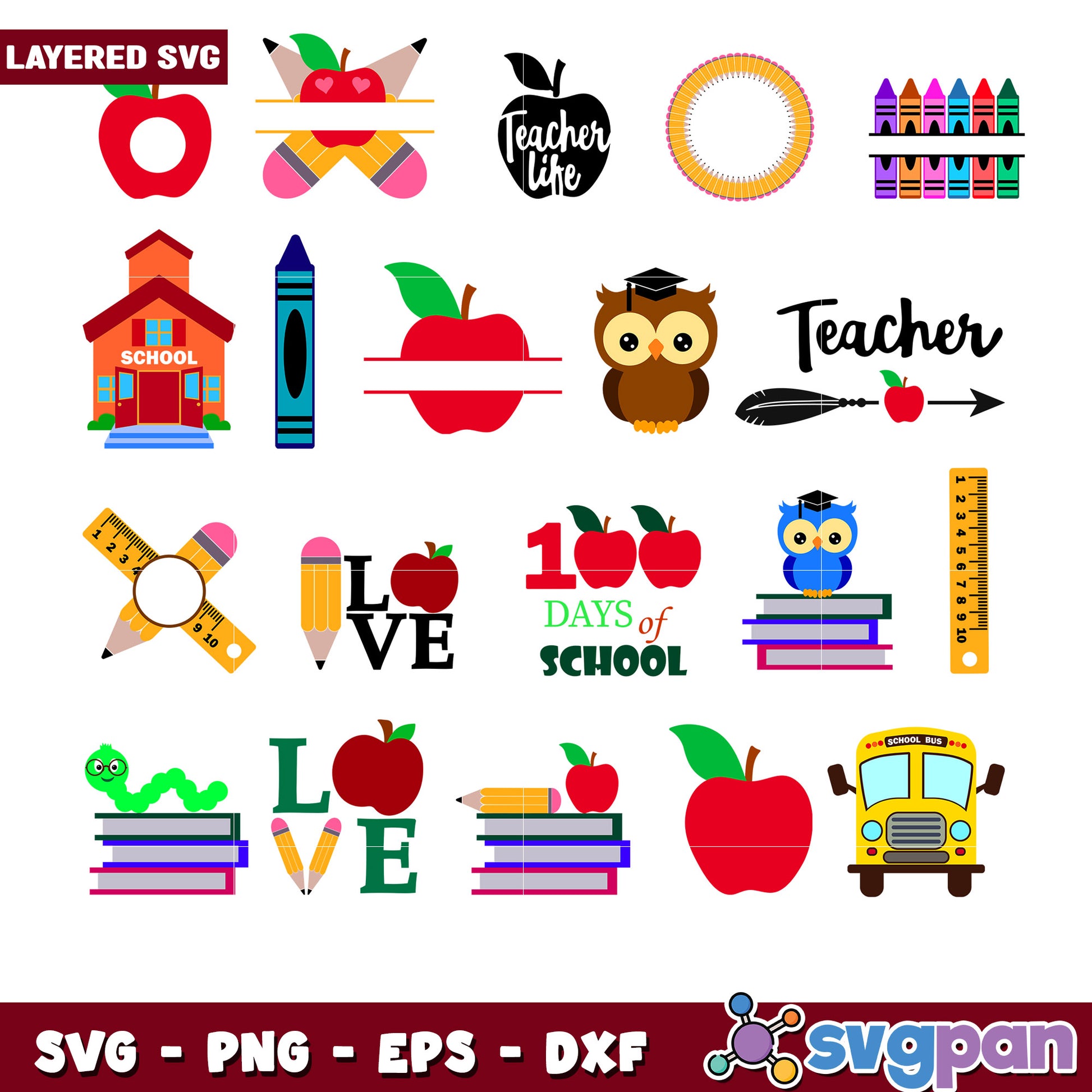 Back to School SVG Bundle