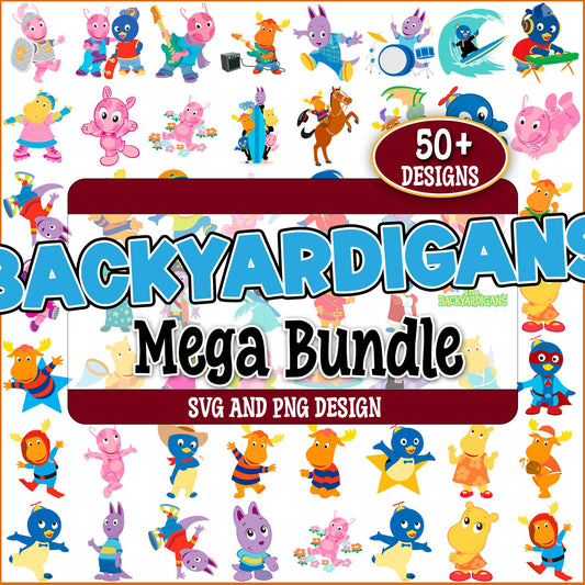 Backyardigans svg bundle
